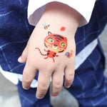 20 PCS Autocollants de tatouage animaux de dessin animé mignons imperméables et anti-transpiration pour enfants, EC-581, EC-582, EC-583, EC-584, EC-585, EC-590, EC-531, EC-591, EC-592, EC-593, EC-594, EC-614, EC-615, EC-617, EC-618