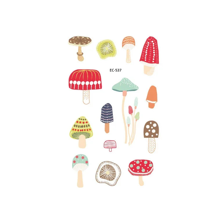 20 PCS Autocollants Tatouages Étanches Fruits, Légumes et Plantes Peints, EC-531, EC-532, EC-533, EC-534, EC-535, EC-536, EC-537, EC-538, EC-539, EC-540, EC-541, EC-542, EC-543, EC-544, EC-545, EC-546, EC-547, EC-548, EC-549, EC-550, EC-551, EC-552