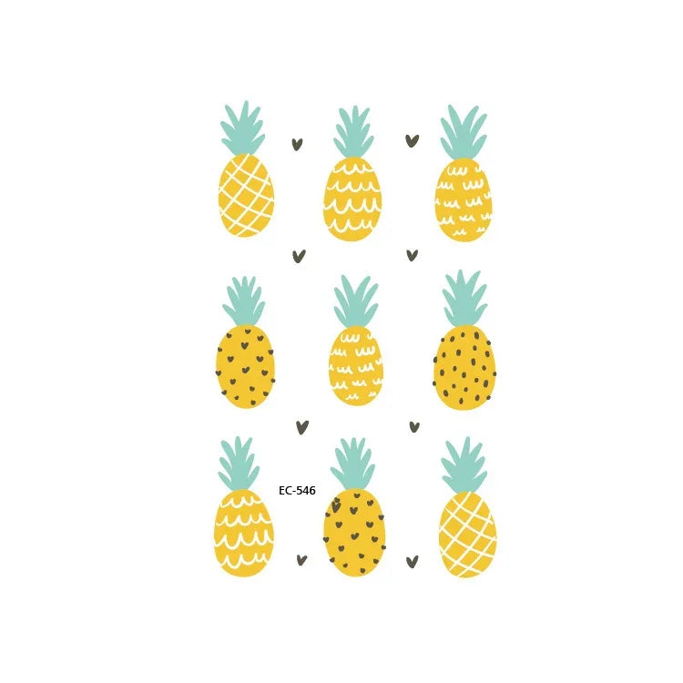 20 PCS Autocollants Tatouages Étanches Fruits, Légumes et Plantes Peints, EC-531, EC-532, EC-533, EC-534, EC-535, EC-536, EC-537, EC-538, EC-539, EC-540, EC-541, EC-542, EC-543, EC-544, EC-545, EC-546, EC-547, EC-548, EC-549, EC-550, EC-551, EC-552