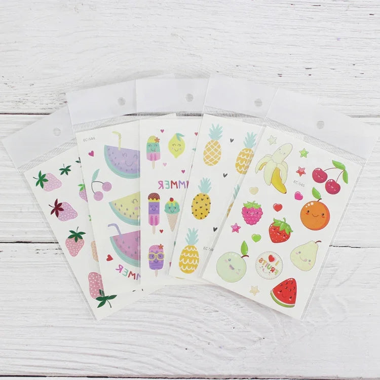 20 PCS Autocollants Tatouages Étanches Fruits, Légumes et Plantes Peints, EC-531, EC-532, EC-533, EC-534, EC-535, EC-536, EC-537, EC-538, EC-539, EC-540, EC-541, EC-542, EC-543, EC-544, EC-545, EC-546, EC-547, EC-548, EC-549, EC-550, EC-551, EC-552