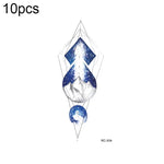 10 autocollants de tatouage temporaire étanches à l'eau, RC-501, RC-502, RC-503, RC-504, RC-505, RC-506, RC-507, RC-508, RC-509, RC-510, RC-511, RC-512, RC-513, RC-514, RC-515, RC-516