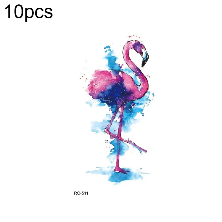 10 autocollants de tatouage temporaire étanches à l'eau, RC-501, RC-502, RC-503, RC-504, RC-505, RC-506, RC-507, RC-508, RC-509, RC-510, RC-511, RC-512, RC-513, RC-514, RC-515, RC-516