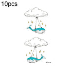 10 autocollants de tatouage temporaire étanches à l'eau, RC-501, RC-502, RC-503, RC-504, RC-505, RC-506, RC-507, RC-508, RC-509, RC-510, RC-511, RC-512, RC-513, RC-514, RC-515, RC-516