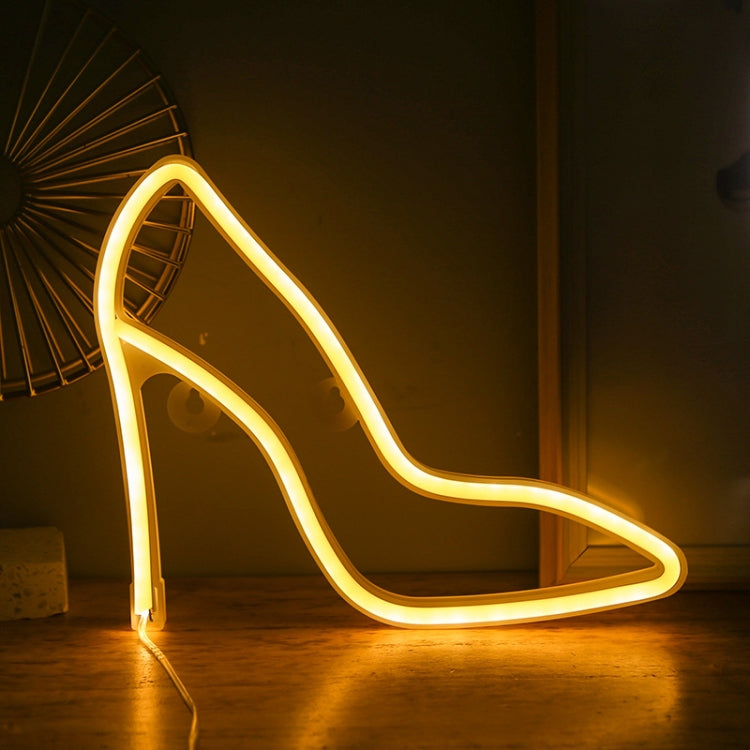 Lumières néon LED à talons hauts pour décoration de bar ou café, Lumière chaude, Lumière bleue, Lumière rose, Lumière rouge