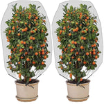 Filet de protection contre les insectes pour plantes avec cordon de serrage, couverture d'oiseaux pour serre et arbre fruitier, 1x1.2m, 1x1.4m, 1.2x1.4m, 1x1.5m