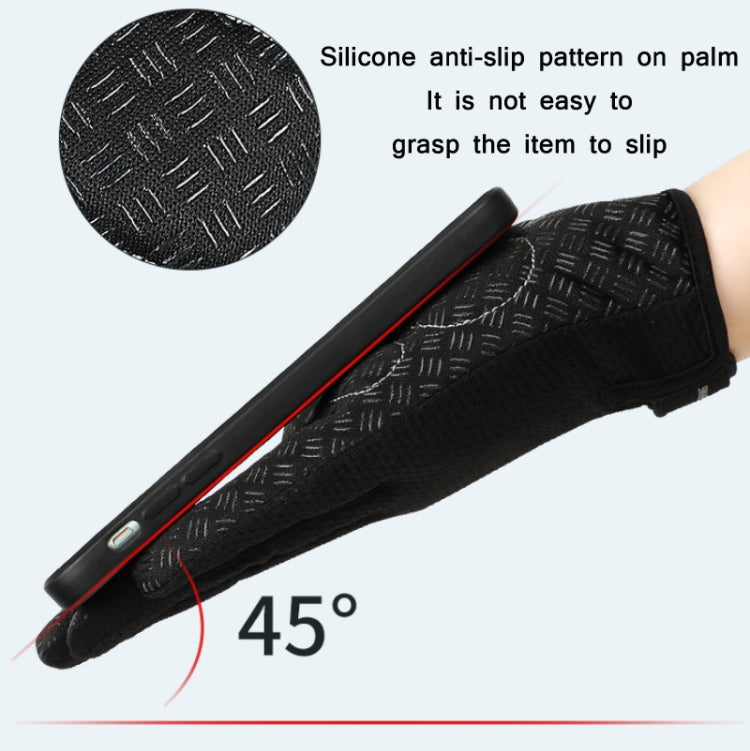 WEST BIKING YP0211223 Gants à doigts complets pour le cyclisme Absorption des chocs Antidérapants Gants à écran tactile, M, L, XL