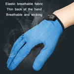 WEST BIKING YP0211223 Gants à doigts complets pour le cyclisme Absorption des chocs Antidérapants Gants à écran tactile, M, L, XL