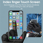 WEST BIKING YP0211223 Gants à doigts complets pour le cyclisme Absorption des chocs Antidérapants Gants à écran tactile, M, L, XL