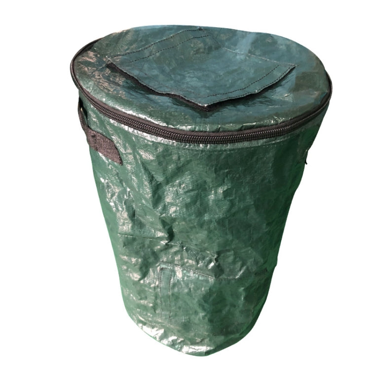 Sac de compostage pour feuilles d'arbre de jardinage à fermentation probiotique scellée, couvercle moyen avec fenêtre, couvercle grand avec fenêtre