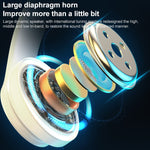 Casque Bluetooth sans fil B39 Subwoofer avec lumière respirante, prise en charge de la carte TF