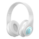 Casque Bluetooth sans fil B39 Subwoofer avec lumière respirante, prise en charge de la carte TF