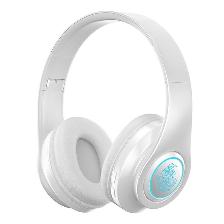 Casque Bluetooth sans fil B39 Subwoofer avec lumière respirante, prise en charge de la carte TF