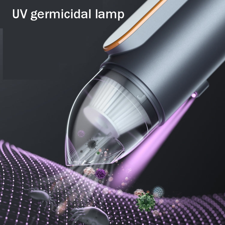13000 Pa Car Vacuum Cleaner Wireless Handheld Mini Multi-Function UV Sterilization Vacuum Cleaner, Gentleman Black, Star Gray, Sky Blue, Ink Green, Cherry Pink