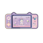 Tapis de souris de bureau mignon en forme d'oreilles de chat, 400 x 800 x 2mm