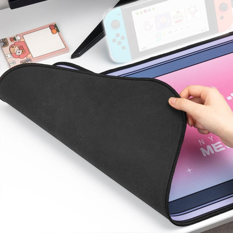 Tapis de souris de bureau mignon en forme d'oreilles de chat, 400 x 800 x 2mm