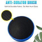 Brosse de nettoyage magnétique double face pour aquarium, Bleu, Blanc, Noir