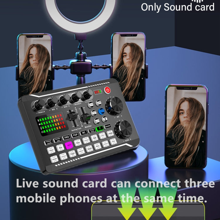 Carte son live F998 avec 16 effets sonores et réduction de bruit, F998