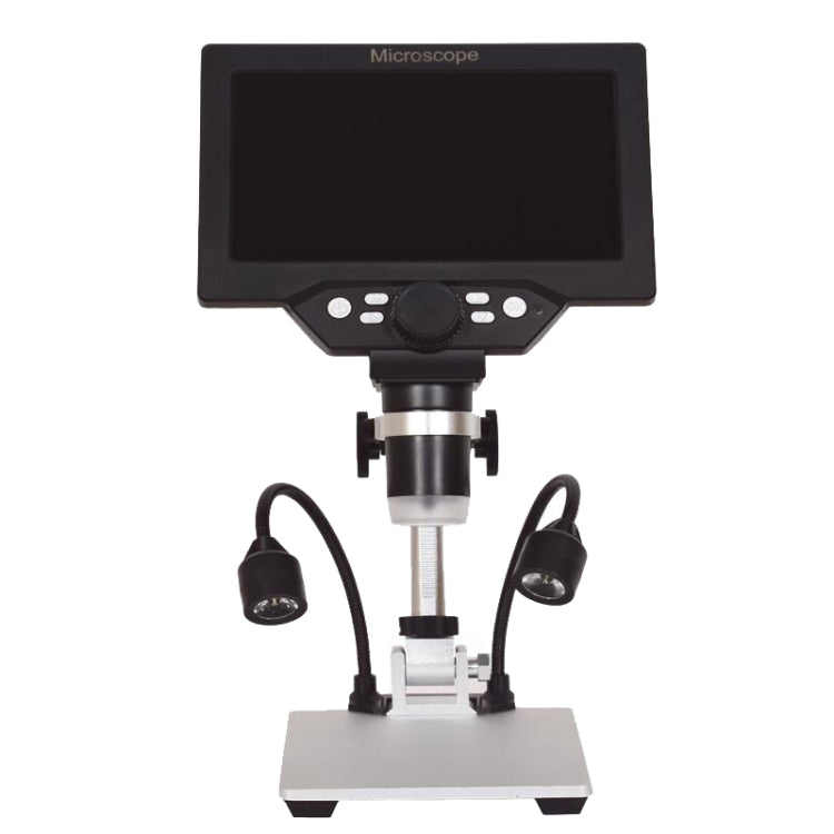 G1200D Écran LCD 7 pouces 1200X Microscope de bureau électronique numérique portable, prise EU avec batterie, prise US avec batterie, prise AU avec batterie, prise UK avec batterie
