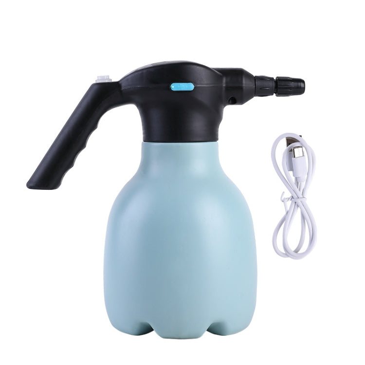 Arrosoir électrique de jardin de 1,5L, appareil d'arrosage à main pour fleurs domestiques, Bleu, Bleu + buse universelle