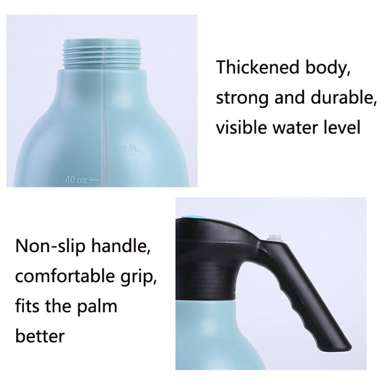 Arrosoir électrique de jardin de 1,5L, appareil d'arrosage à main pour fleurs domestiques, Bleu, Bleu + buse universelle