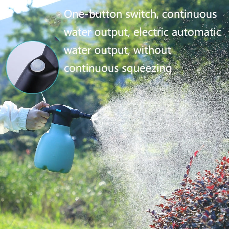 Arrosoir électrique de jardin de 1,5L, appareil d'arrosage à main pour fleurs domestiques, Bleu, Bleu + buse universelle