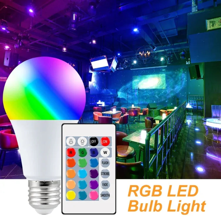 Ampoule RVB Intelligente avec Télécommande, 20W, 25W