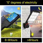Lampadaire solaire 616 LED à induction corporelle pour jardin, spécifications : 28 SMD sans télécommande, 60 SMD sans télécommande, 117 COB sans télécommande, 108 COB sans télécommande, 72 SMD sans télécommande, 60 SMD avec télécommande