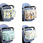 Sac de Rangement Multifonctionnel pour Poussette, Dinosaure Blanc, Zoo Jaune, Agneau Vert, Alpaga Blanc, Hibou Tibétain, Cerf Denglin, Zoo Jaune + Poche Latérale, Agneau Vert + Poche Latérale, Alpaga Blanc + Poche Latérale, Hibou Tibétain + Poche Latérale