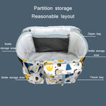 Sac de Rangement Multifonctionnel pour Poussette, Dinosaure Blanc, Zoo Jaune, Agneau Vert, Alpaga Blanc, Hibou Tibétain, Cerf Denglin, Zoo Jaune + Poche Latérale, Agneau Vert + Poche Latérale, Alpaga Blanc + Poche Latérale, Hibou Tibétain + Poche Latérale