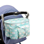 Sac de Rangement Multifonctionnel pour Poussette, Dinosaure Blanc, Zoo Jaune, Agneau Vert, Alpaga Blanc, Hibou Tibétain, Cerf Denglin, Zoo Jaune + Poche Latérale, Agneau Vert + Poche Latérale, Alpaga Blanc + Poche Latérale, Hibou Tibétain + Poche Latérale