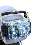 Sac de Rangement Multifonctionnel pour Poussette, Dinosaure Blanc, Zoo Jaune, Agneau Vert, Alpaga Blanc, Hibou Tibétain, Cerf Denglin, Zoo Jaune + Poche Latérale, Agneau Vert + Poche Latérale, Alpaga Blanc + Poche Latérale, Hibou Tibétain + Poche Latérale