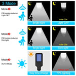 Lampadaire Solaire LED à Induction Corporelle pour Jardin, Spéc. : 616A-18 LED, 616B-72 COB, 616C-30 COB, 616A-18 LED avec Télécommande, 616B-72 COB avec Télécommande, 616C-30 COB avec Télécommande