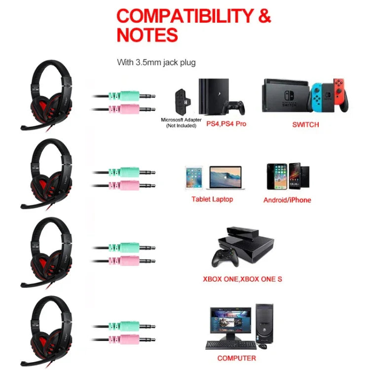 Ensemble clavier, souris et casque de jeu lumineux 4 en 1 T-WOLF TF-800