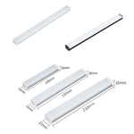 Bande lumineuse LED à induction pour corps humain, lampe de chargement pour armoire, Tailles : 10 cm, 15 cm, 21 cm