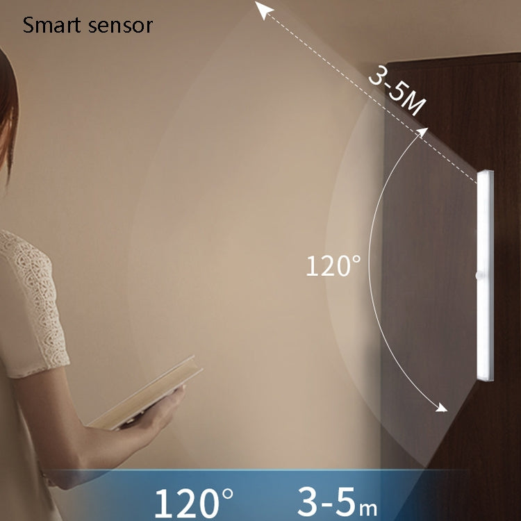 Bande lumineuse LED à induction pour corps humain, lampe de chargement pour armoire, Tailles : 10 cm, 15 cm, 21 cm