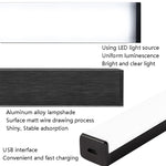 Bande lumineuse LED à induction pour corps humain, lampe de chargement pour armoire, Tailles : 10 cm, 15 cm, 21 cm