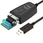 Câble de conversion USB vers RS485 / RS422 DTECH DT-5019, puce FT232, longueur : 0,5 m, 1,5 m
