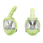 Masque de plongée pour enfants, étanche et antibuée, taille XS.
