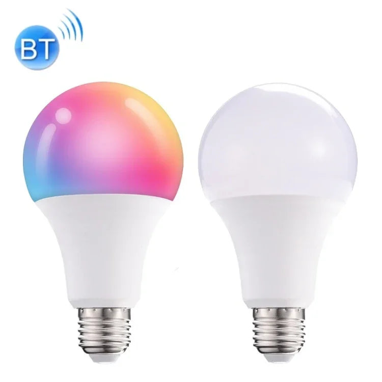 2 PCS Tuya TY-10W RVB+CCT Ampoule LED Intelligente à Contrôle par Téléphone Portable Bluetooth