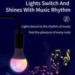 2 PCS Tuya TY-10W RVB+CCT Ampoule LED Intelligente à Contrôle par Téléphone Portable Bluetooth
