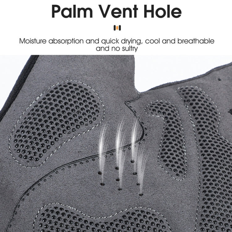 WEST BIKING YP0211222 Gants de vélo antichoc à demi-doigts, M, L, XL
