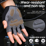 WEST BIKING YP0211222 Gants de vélo antichoc à demi-doigts, M, L, XL