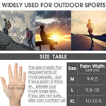 WEST BIKING YP0211222 Gants de vélo antichoc à demi-doigts, M, L, XL