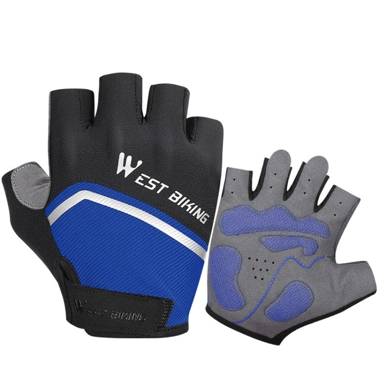 WEST BIKING YP0211222 Gants de vélo antichoc à demi-doigts, M, L, XL