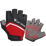 WEST BIKING YP0211222 Gants de vélo antichoc à demi-doigts, M, L, XL