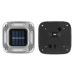 8 LED Lampe Solaire Murale Extérieure Acier Inoxydable Lumière Enterrée, Lumière Blanche, Lumière Chaude, Lumière Colorée