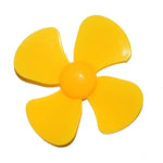 100 hélices à quatre pales pour jouets, couleurs aléatoires.