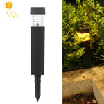 Lampe Solaire Étanche d'Extérieur pour Colonne Carrée, Lumière Blanche, Lumière Jaune, Lumière Colorée