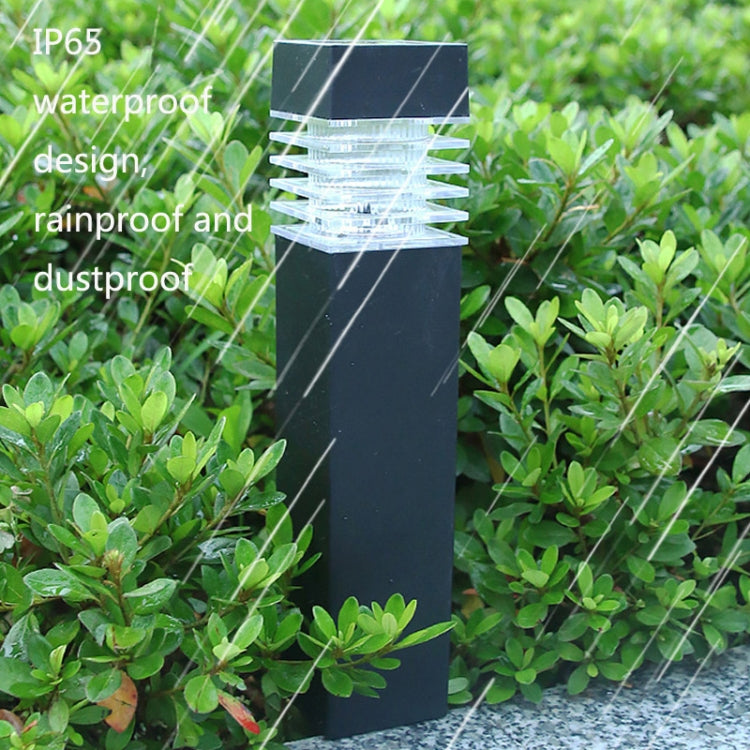 Lampe Solaire Étanche d'Extérieur pour Colonne Carrée, Lumière Blanche, Lumière Jaune, Lumière Colorée