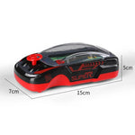 Jeu de course automobile pour enfants, deux joueurs, rouge, noir, noir et rouge